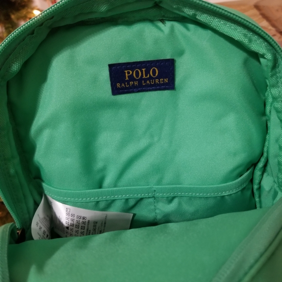 NEW! Polo Ralph Lauren Mint Green Backpack NWT main image 7